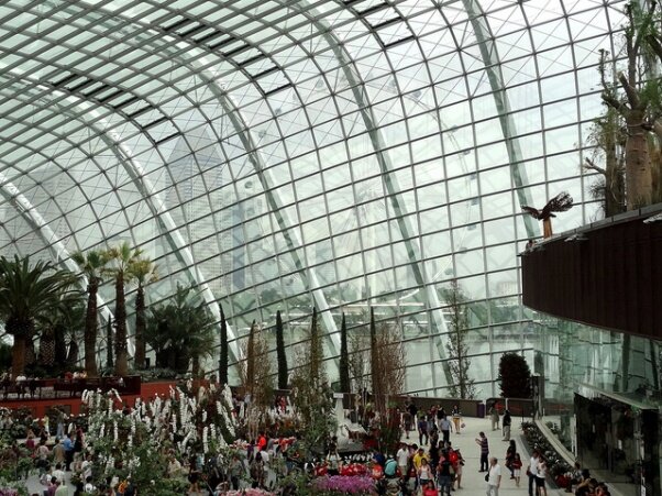 Sổ tay du lịch so tay du lich Sotaydulich Sotay Dulich Khampha Kham Pha Bui Vuon thuc vat Cloud Forest va Flower Dome co gi