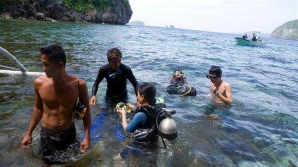 Sổ tay du lịch so tay du lich Sotaydulich Sotay Dulich Khampha Kham Pha Bui Lặn biển ở El Nido
