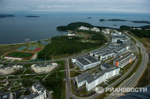  Sổ tay du lịch so tay du lich Sotaydulich Sotay Dulich Khampha Kham Pha Bui Vladivostok Nơi tổ chức APEC 2012 nhìn từ trên cao 
