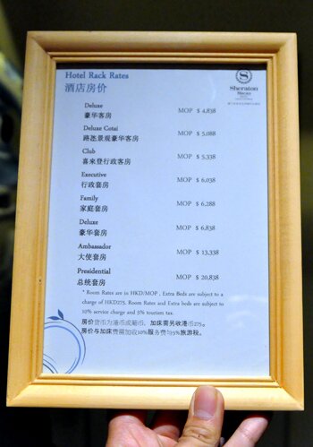 Sổ tay du lịch so tay du lich Sotaydulich Sotay Dulich Khampha Kham Pha Bui Sheraton Macau phòng siêu sang lớn nhất thế giới