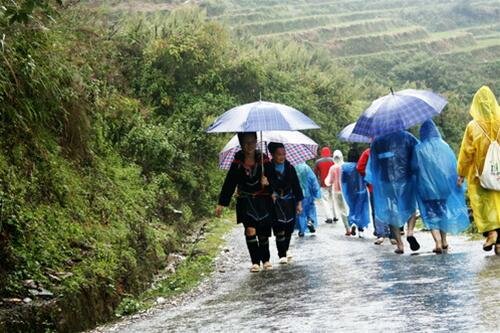 Sổ tay du lịch so tay du lich Sotaydulich Sotay Dulich Khampha Kham Pha Bui Cát Cát trong mưa