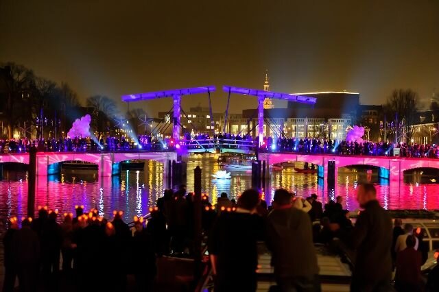 Sổ tay du lịch so tay du lich Sotaydulich Sotay Dulich Khampha Kham Pha Bui Lễ hội ánh sáng Amsterdam Light Festival