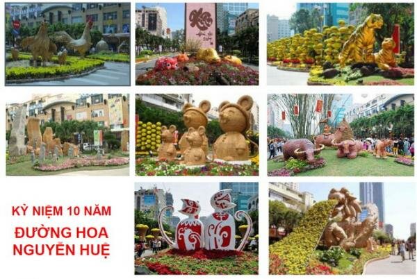 Sổ tay du lịch so tay du lich Sotaydulich Sotay Dulich Khampha Kham Pha Bui Đường hoa Nguyễn Huệ Tết Quý Tỵ 2013 với nhiều điểm mới