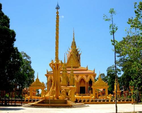 Sổ tay du lịch so tay du lich Sotaydulich Sotay Dulich Khampha Kham Pha Bui Thăm chùa Vàm Ray ở Trà Vinh