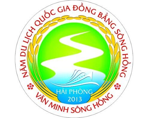 Sổ tay du lịch so tay du lich Sotaydulich Sotay Dulich Khampha Kham Pha Bui Logo của Năm Du lịch quốc gia Đồng bằng sông Hồng - Hải Phòng 2013