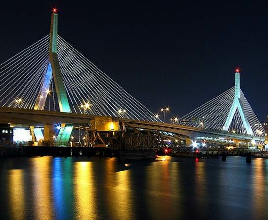 Sổ tay du lịch so tay du lich Sotaydulich Sotay Dulich Khampha Kham Pha Bui Leonard P. Zakim Chiếc cầu nổi bật ở Boston