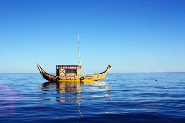 Sổ tay du lịch so tay du lich Sotaydulich Sotay Dulich Khampha Kham Pha Bui Vẻ đẹp Reed Boat ở hồ Titicaca