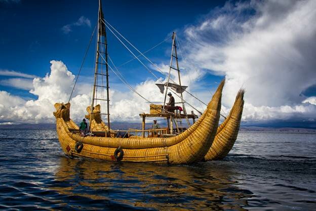 Sổ tay du lịch so tay du lich Sotaydulich Sotay Dulich Khampha Kham Pha Bui Vẻ đẹp Reed Boat ở hồ Titicaca