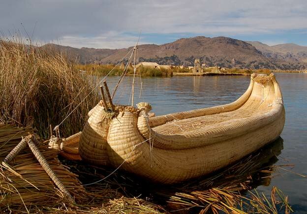 Sổ tay du lịch so tay du lich Sotaydulich Sotay Dulich Khampha Kham Pha Bui Vẻ đẹp Reed Boat ở hồ Titicaca