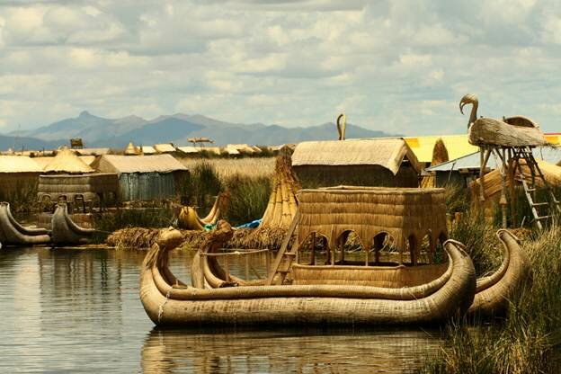 Sổ tay du lịch so tay du lich Sotaydulich Sotay Dulich Khampha Kham Pha Bui Vẻ đẹp Reed Boat ở hồ Titicaca