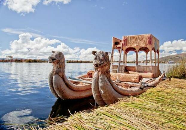 Sổ tay du lịch so tay du lich Sotaydulich Sotay Dulich Khampha Kham Pha Bui Vẻ đẹp Reed Boat ở hồ Titicaca