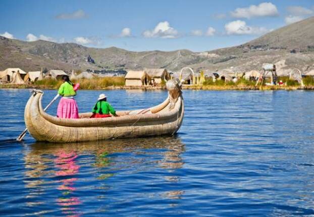 Sổ tay du lịch so tay du lich Sotaydulich Sotay Dulich Khampha Kham Pha Bui Vẻ đẹp Reed Boat ở hồ Titicaca