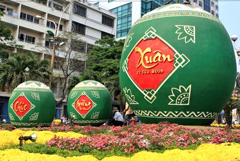 Sổ tay du lịch so tay du lich Sotaydulich Sotay Dulich Khampha Kham Pha Bui Đường hoa Nguyễn Huệ văn hóa Tết của Sài Gòn