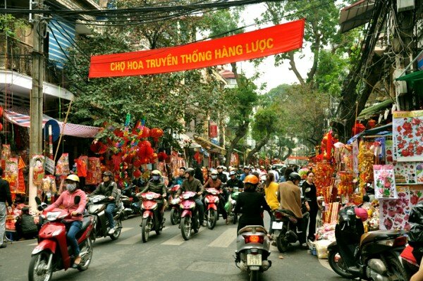 Sổ tay du lịch so tay du lich Sotaydulich Sotay Dulich Khampha Kham Pha Bui Chợ hoa tết Hàng Lược