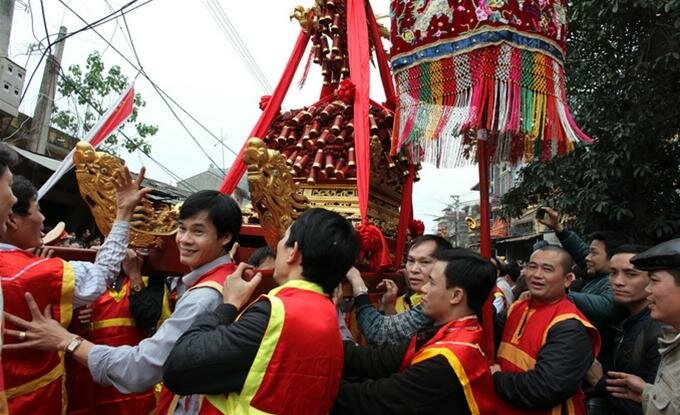 Sổ tay du lịch so tay du lich Sotaydulich Sotay Dulich Khampha Kham Pha Bui Về Đồng Kỵ rước pháo đầu năm