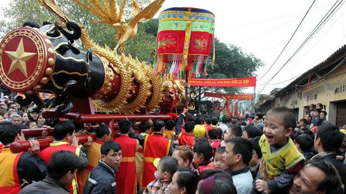 Sổ tay du lịch so tay du lich Sotaydulich Sotay Dulich Khampha Kham Pha Bui Về Đồng Kỵ rước pháo đầu năm