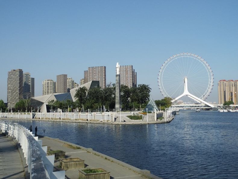 Sổ tay du lịch so tay du lich Sotaydulich Sotay Dulich Khampha Kham Pha Bui Tianjin Eye vòng quay khổng lồ trên cầu Yongle