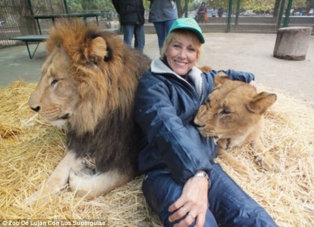 Sổ tay du lịch so tay du lich Sotaydulich Sotay Dulich Khampha Kham Pha Bui Zoo de Lujan nơi du khách có thể hôn sư tử