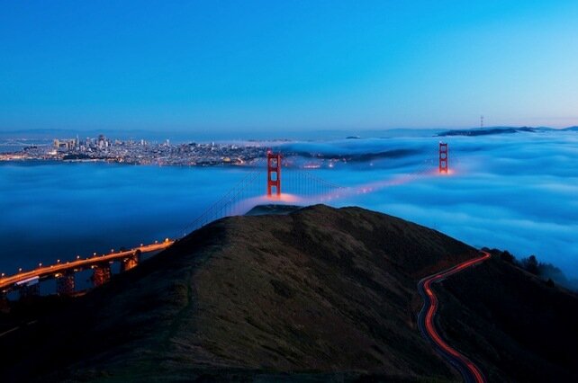 Sổ tay du lịch so tay du lich Sotaydulich Sotay Dulich Khampha Kham Pha Bui Tuyệt đẹp Golden Gate trong sương mù
