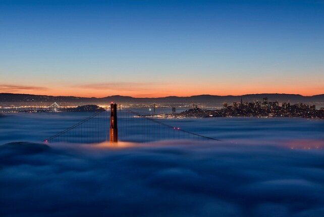 Sổ tay du lịch so tay du lich Sotaydulich Sotay Dulich Khampha Kham Pha Bui Tuyệt đẹp Golden Gate trong sương mù