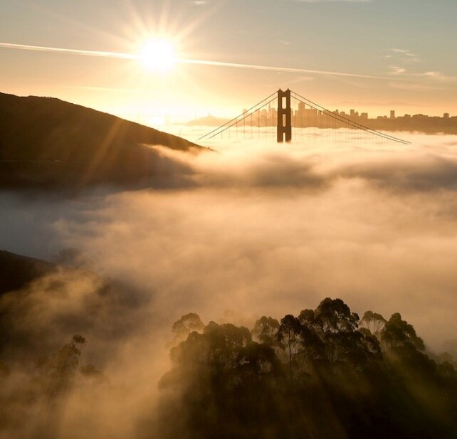Sổ tay du lịch so tay du lich Sotaydulich Sotay Dulich Khampha Kham Pha Bui Tuyệt đẹp Golden Gate trong sương mù