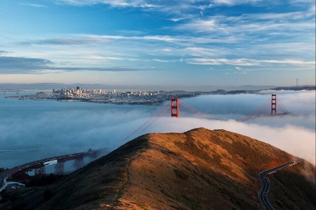 Sổ tay du lịch so tay du lich Sotaydulich Sotay Dulich Khampha Kham Pha Bui Tuyệt đẹp Golden Gate trong sương mù