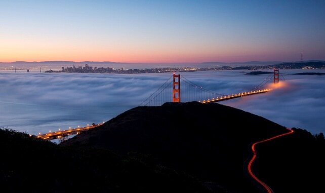 Sổ tay du lịch so tay du lich Sotaydulich Sotay Dulich Khampha Kham Pha Bui Tuyệt đẹp Golden Gate trong sương mù