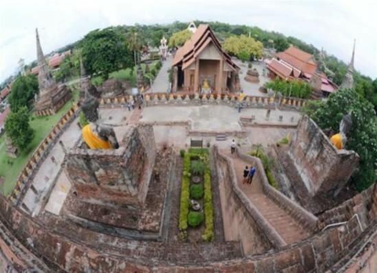 Sổ tay du lịch so tay du lich Sotaydulich Sotay Dulich Khampha Kham Pha Bui Du thuyền thăm phế đô Ayutthaya