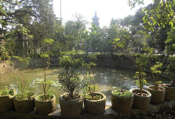 Sổ tay du lịch so tay du lich Sotaydulich Sotay Dulich Khampha Kham Pha Bui Bảo tàng đồ đá trong chùa