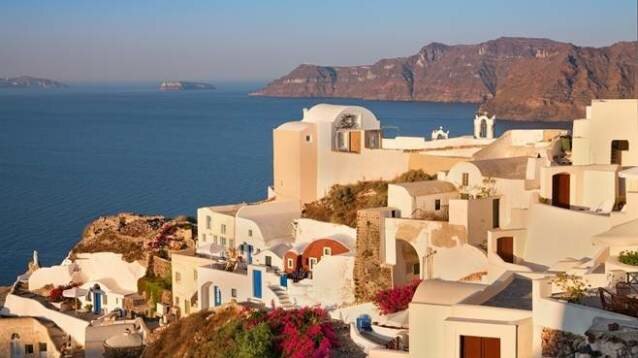 Sổ tay du lịch so tay du lich Sotaydulich Sotay Dulich Khampha Kham Pha Bui Tận tường nhà trắng ở Santorini