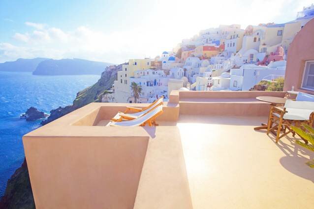 Sổ tay du lịch so tay du lich Sotaydulich Sotay Dulich Khampha Kham Pha Bui Tận tường nhà trắng ở Santorini