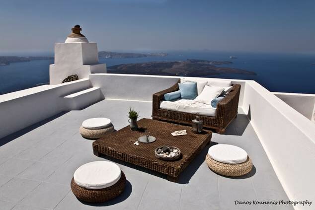 Sổ tay du lịch so tay du lich Sotaydulich Sotay Dulich Khampha Kham Pha Bui Tận tường nhà trắng ở Santorini