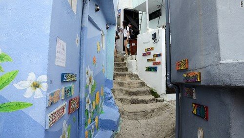 Sổ tay du lịch so tay du lich Sotaydulich Sotay Dulich Khampha Kham Pha Bui Gamcheon Ngôi làng nghệ thuật độc đáo nhất Hàn Quốc