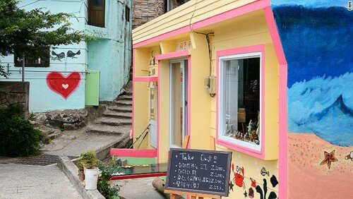 Sổ tay du lịch so tay du lich Sotaydulich Sotay Dulich Khampha Kham Pha Bui Gamcheon Ngôi làng nghệ thuật độc đáo nhất Hàn Quốc