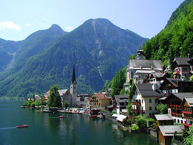 Sổ tay du lịch so tay du lich Sotaydulich Sotay Dulich Khampha Kham Pha Bui Hallstatt Thị trấn lâu đời nhất nước Áo