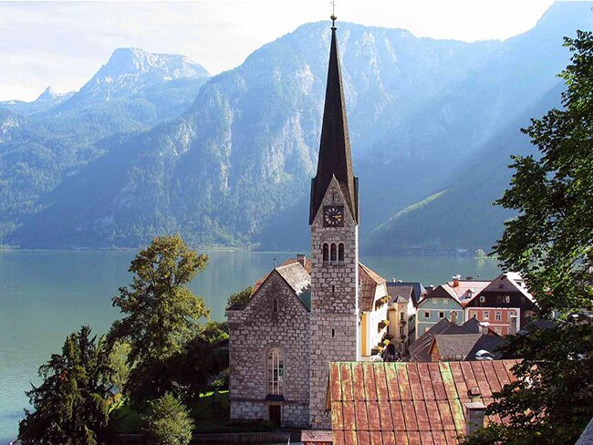 Sổ tay du lịch so tay du lich Sotaydulich Sotay Dulich Khampha Kham Pha Bui Hallstatt Thị trấn lâu đời nhất nước Áo