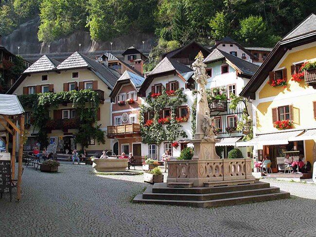 Sổ tay du lịch so tay du lich Sotaydulich Sotay Dulich Khampha Kham Pha Bui Hallstatt Thị trấn lâu đời nhất nước Áo