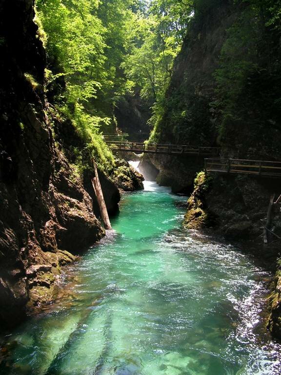 Sổ tay du lịch so tay du lich Sotaydulich Sotay Dulich Khampha Kham Pha Bui Vẻ đẹp tuyệt diệu Vintgar Gorge