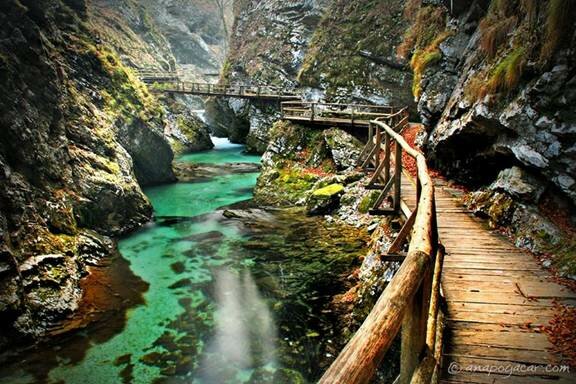 Sổ tay du lịch so tay du lich Sotaydulich Sotay Dulich Khampha Kham Pha Bui Vẻ đẹp tuyệt diệu Vintgar Gorge