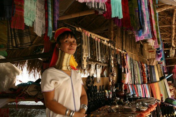 Sổ tay du lịch so tay du lich Sotaydulich Sotay Dulich Khampha Kham Pha Bui Làng cổ dài ở Chiang Mai 