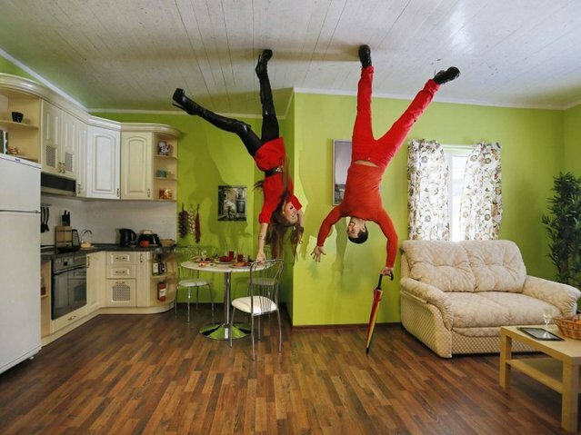 Sổ tay du lịch so tay du lich Sotaydulich Sotay Dulich Khampha Kham Pha Bui Tham quan ngôi nhà lộn ngược độc đáo ở Moscow 