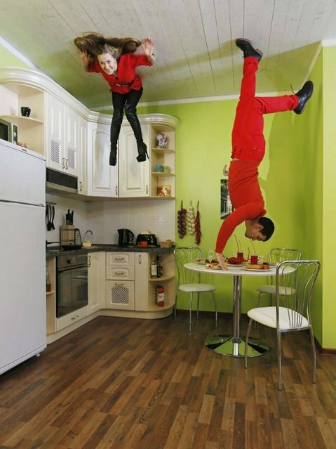 Sổ tay du lịch so tay du lich Sotaydulich Sotay Dulich Khampha Kham Pha Bui Tham quan ngôi nhà lộn ngược độc đáo ở Moscow 