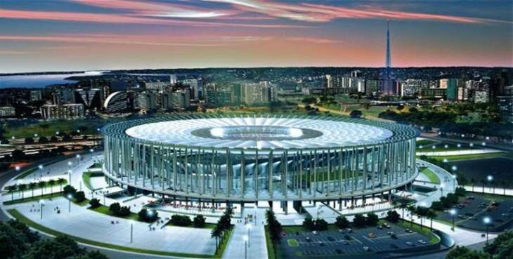 Sổ tay du lịch so tay du lich Sotaydulich Sotay Dulich Khampha Kham Pha Bui Estadio Nacional Mane Garrincha Sân vận động thân thiện
