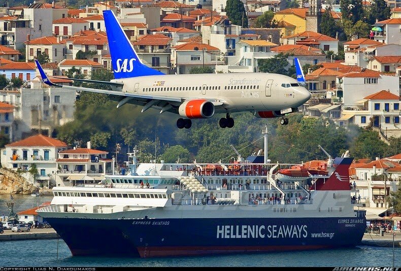Sổ tay du lịch so tay du lich Sotaydulich Sotay Dulich Khampha Kham Pha Bui Skiathos nơi máy bay lướt trên đầu
