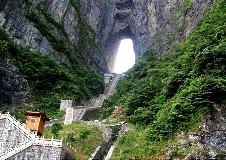 Sổ tay du lịch so tay du lich Sotaydulich Sotay Dulich Khampha Kham Pha Bui "Cổng Thiên Đường" ở Trương Gia Giới