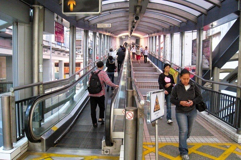 Sổ tay du lịch so tay du lich Sotaydulich Sotay Dulich Khampha Kham Pha Bui Độc đáo thang máy ngoài trời ở Hong Kong