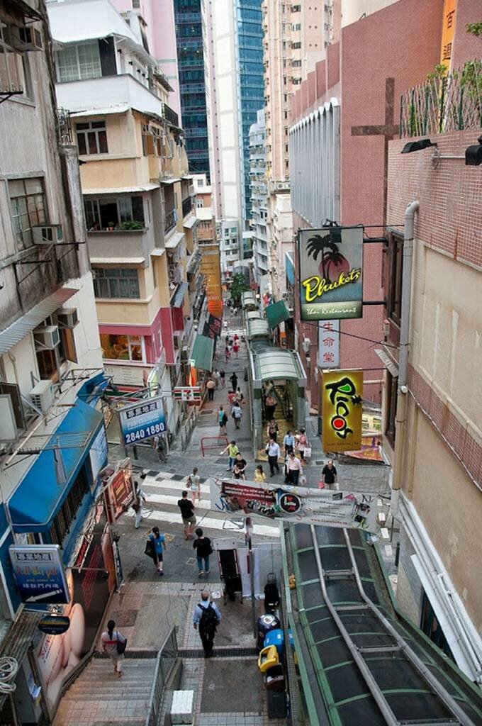 Sổ tay du lịch so tay du lich Sotaydulich Sotay Dulich Khampha Kham Pha Bui Độc đáo thang máy ngoài trời ở Hong Kong