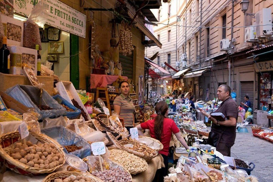 Sổ tay du lịch so tay du lich Sotaydulich Sotay Dulich Khampha Kham Pha Bui Đi chợ ở Sicily