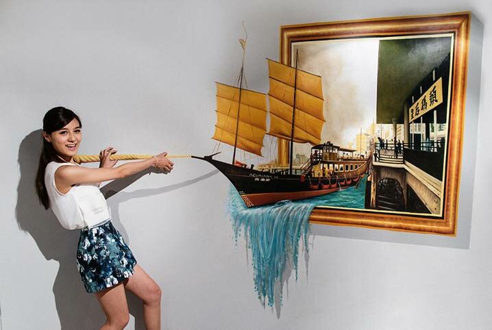 Sổ tay du lịch so tay du lich Sotaydulich Sotay Dulich Khampha Kham Pha Bui Trải nghiệm không gian ba chiều ở Hong Kong 3D museum