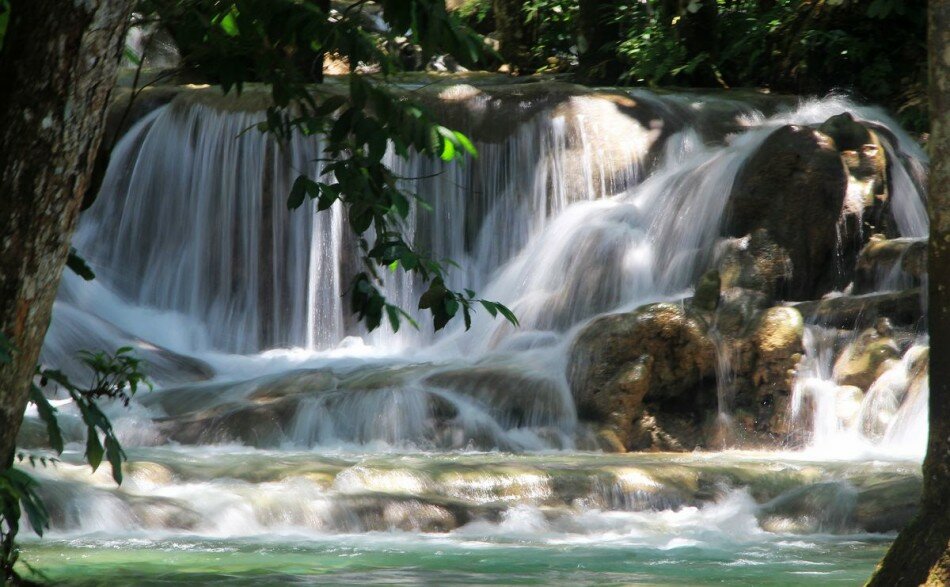 Sổ tay du lịch so tay du lich Sotaydulich Sotay Dulich Khampha Kham Pha Bui Dunn’s River Falls - Ngọn thác kỳ ảo ở Jamaica